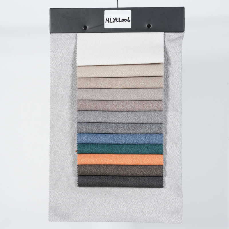 Tessuto per divani in poliestere jacquard a strisce sottili e inclinate
